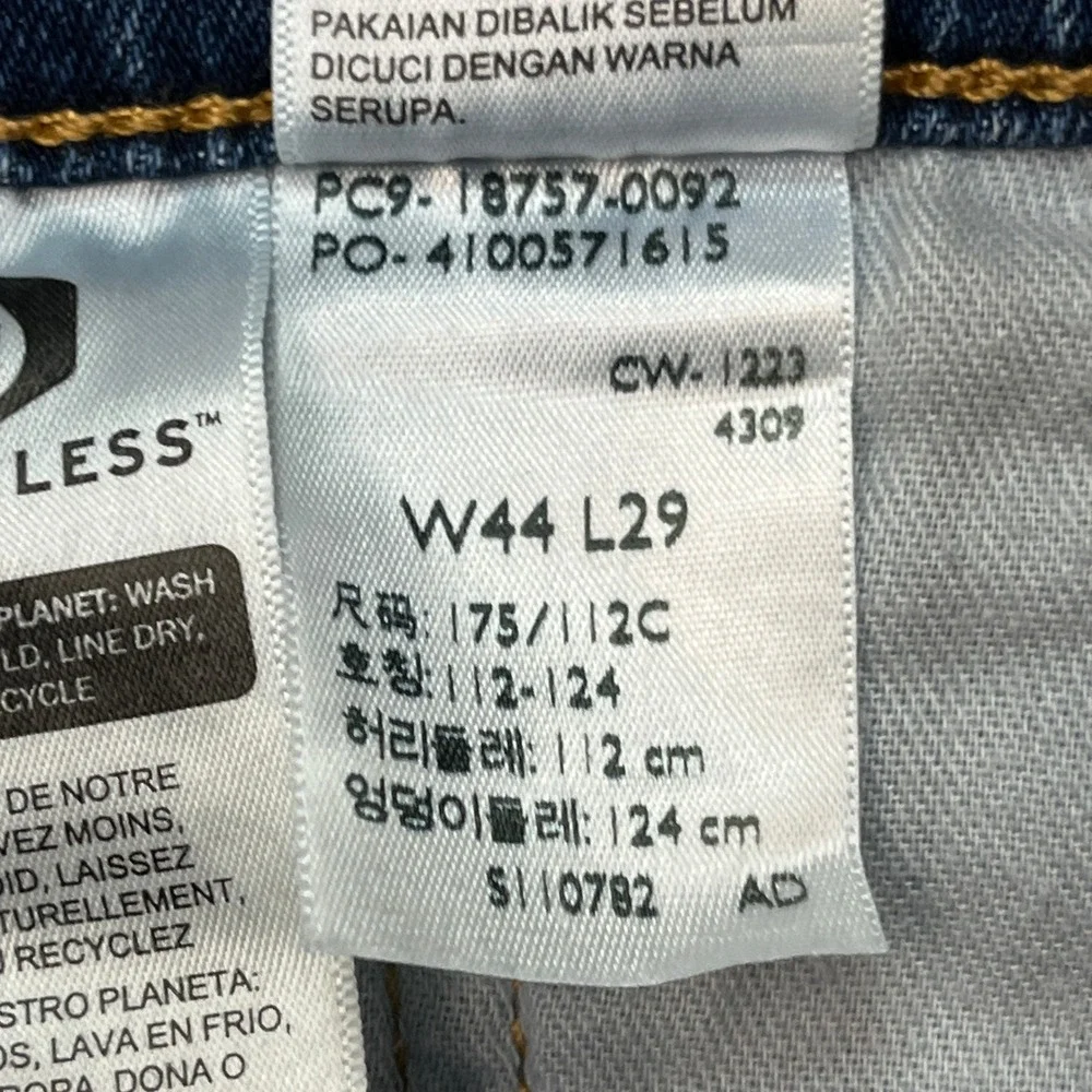 Levi's 541 Athletic Taper Jeans Mens 44x29 Medium Wash 5-Pocket Denim Twill